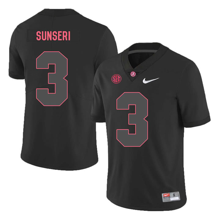Alabama Crimson Tide 3 Vinnie Sunseri Black Shadow Nike College Football Jersey Dzhi,We sell and wholesale Alabama Crimson Tide 3 Vinnie Sunseri Black Shadow Nike College Football Jersey Dzhi on line form chian!
